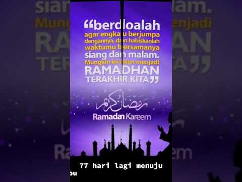 Hitung mundur ramadhan 2024 #ramadhan2024 #puasaramadhan #puasa2024