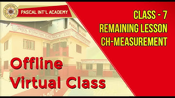 Class 7 -  Science (Measurement - Part 2)