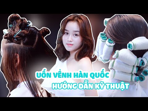 HƯỚNG DẪN UỐN VỂNH HÀN QUỐC SIÊU ĐẸP | tóc uốn đuôi nhẹ nhàng