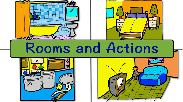 Rooms and Actions - At Home (easy English conversation practice) | Mark Kulek - ESL - DayDayNews