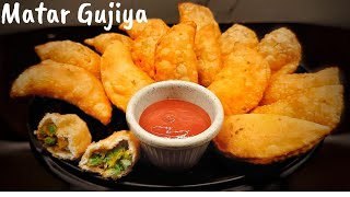 Matar Gujiya Recipe in Hindi | Crispy Matar Karanji recipe | How to Make Matar Gujiya #gujiya