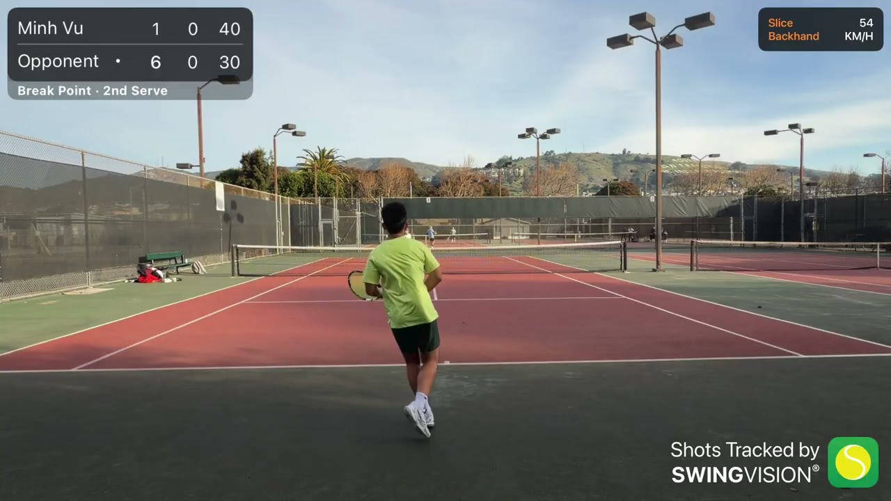 Highlights vs Colin King 01/30/2026 (1-6 6-1 10–8)