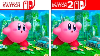 Kirby and the Forgotten Land | Switch VS Switch 2 | Graphics Comparison + 4K Gamer Pro