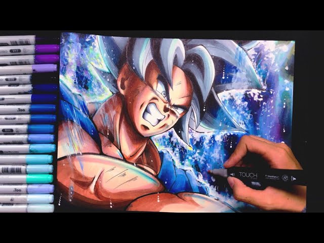 Hanguk Style Art - Drawings, art, and Korea: Speed Drawing #4 - Goku Ultra  Instinct - [New form Dragon Ball Super]