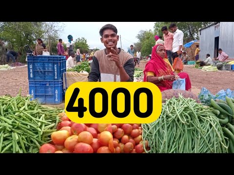 Todays Selling 4000Rs Of Vegetables How Much Profit I Earned Today Vegetable Selling