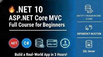 🔥 .NET 10 ASP.NET Core MVC Full Course for Beginners | Build a Real-World App in 3 Hours!