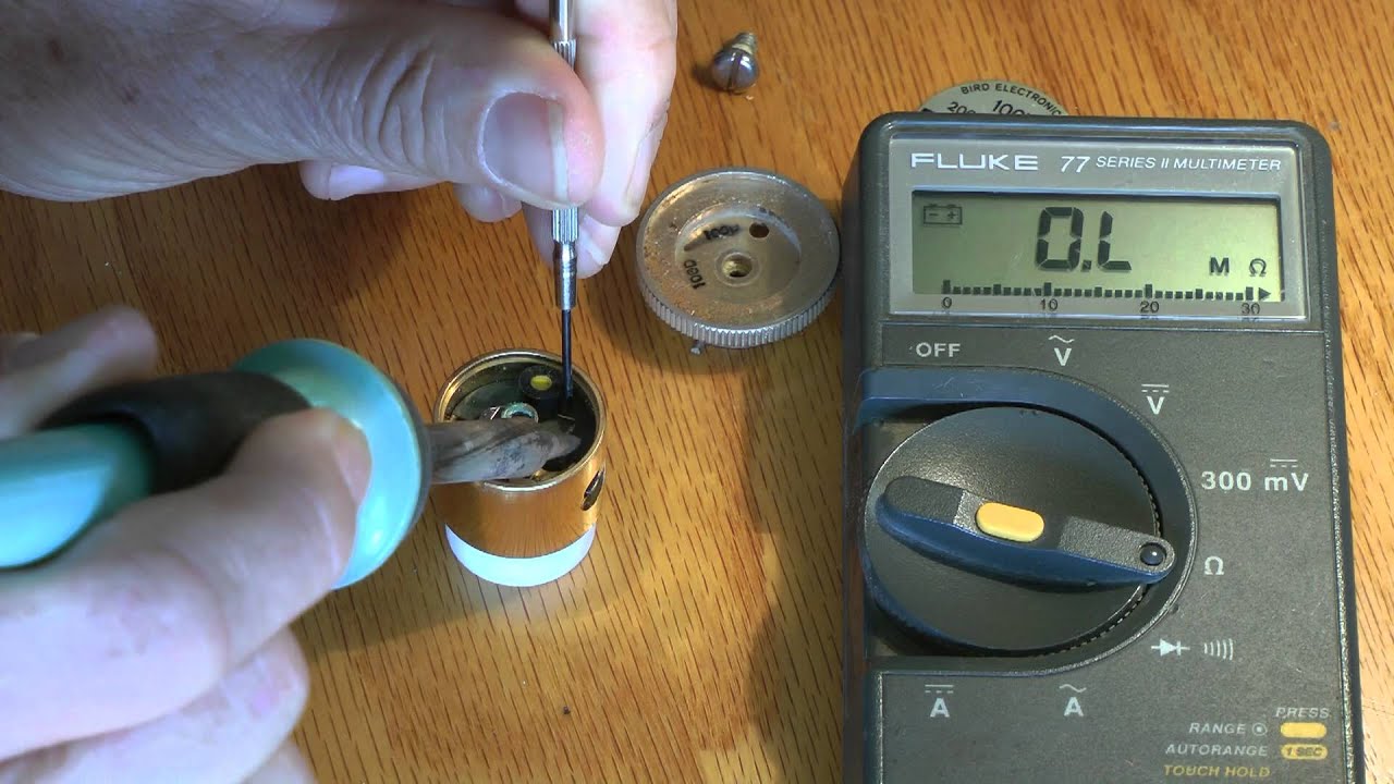 Bird Watt Meter Element Repair YouTube
