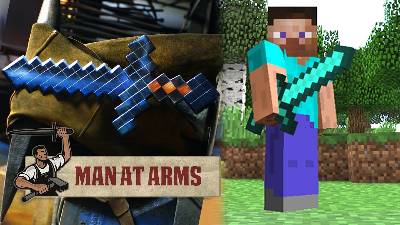 Diamond Sword (Minecraft) - MAN AT ARMS - YouTube