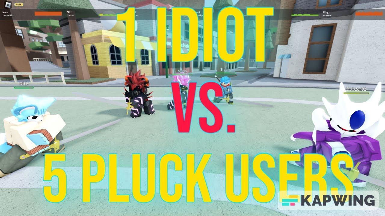 [AUT] 1 IDIOT VS. 5 PLUCK USERS - YouTube