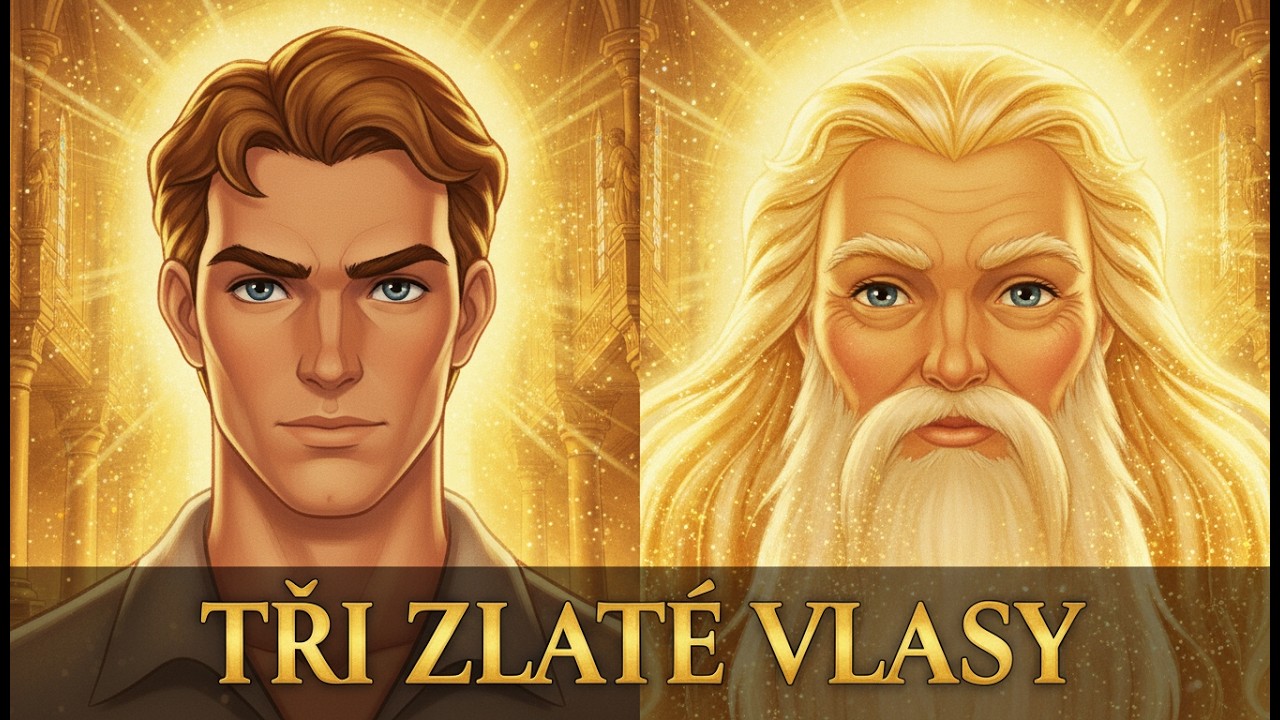 🌞 Tři zlaté vlasy Děda Vševěda: Celá audio pohádka (Disney Styl ) 👑