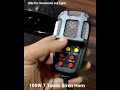 100w 7 tone car truck siren emergency sounds electric horn with mic