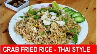 Crab fried rice Thai style - quick and easy recipe