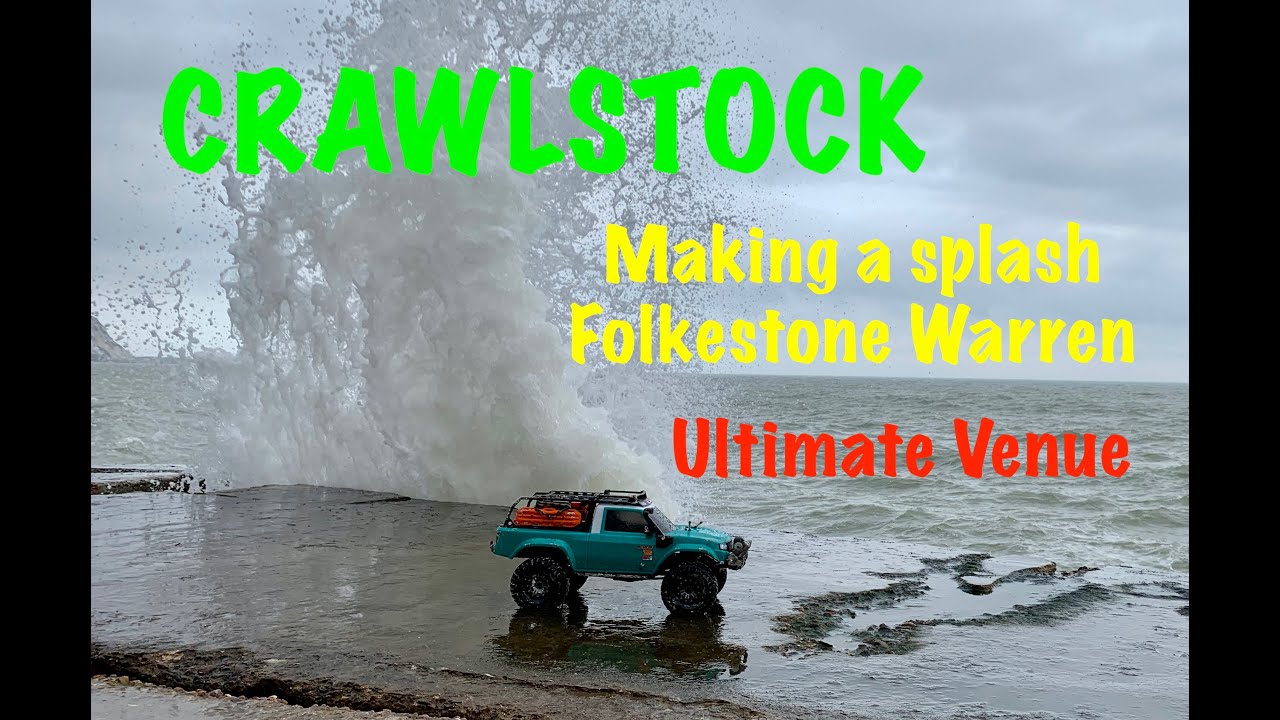 Crawlstock Crawling through Amazing Waves at Folkestone Warren