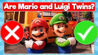 Super Mario Bros Movie Quiz   True or False (Part 2) ❌ ✅