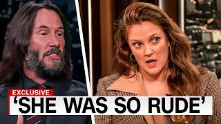 Keanu Reeves Walked Out Of His Interview With Drew Barrymore