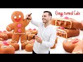 I Turned a Gingerbread Man Into a Cake!