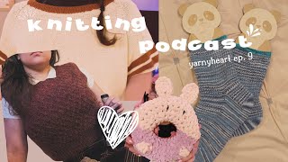 finished glint vest, tolsta tee, and new cast ons! || yarnyheart fiber art ep. 9