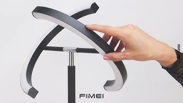 FIMEI Reading Standing Lamp, Stepless Dimming & 4 Colour Temperatures, Remote & Touch Control