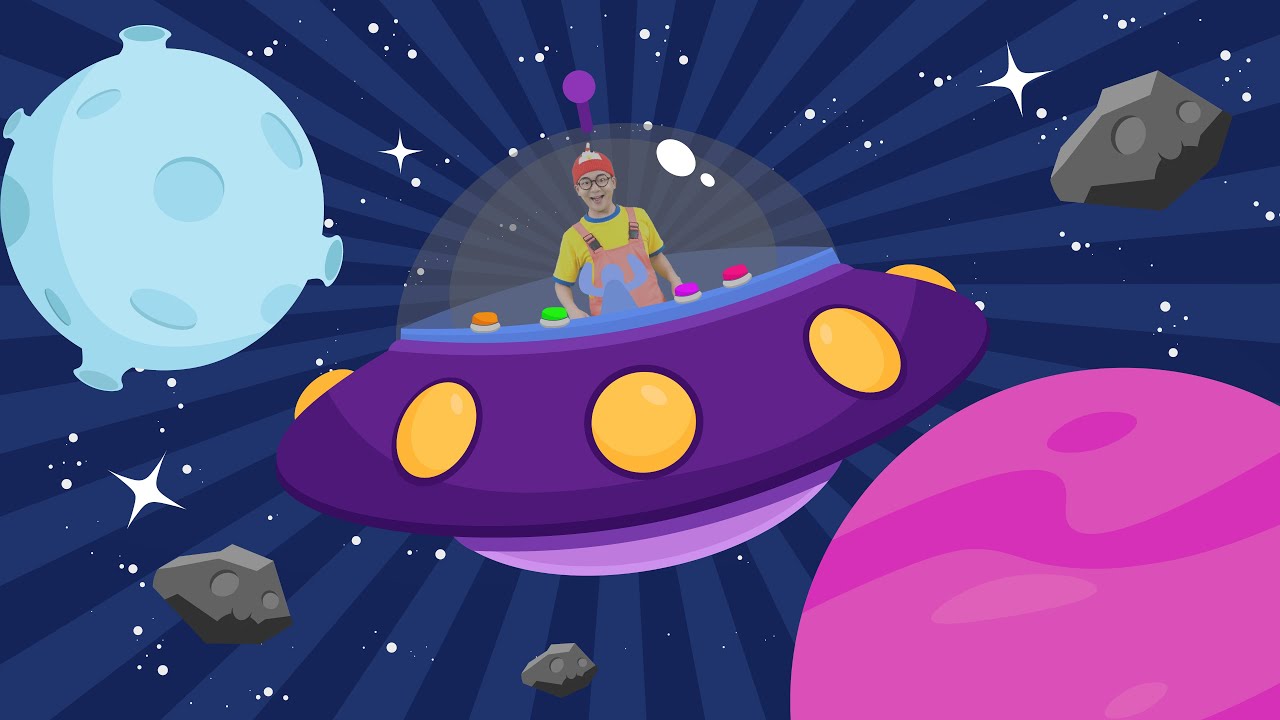 兒童動畫 好奇先生奇遇記 第2集 太空世界 Kid's Cartoon MR.Curious adventure EP2 The space ...