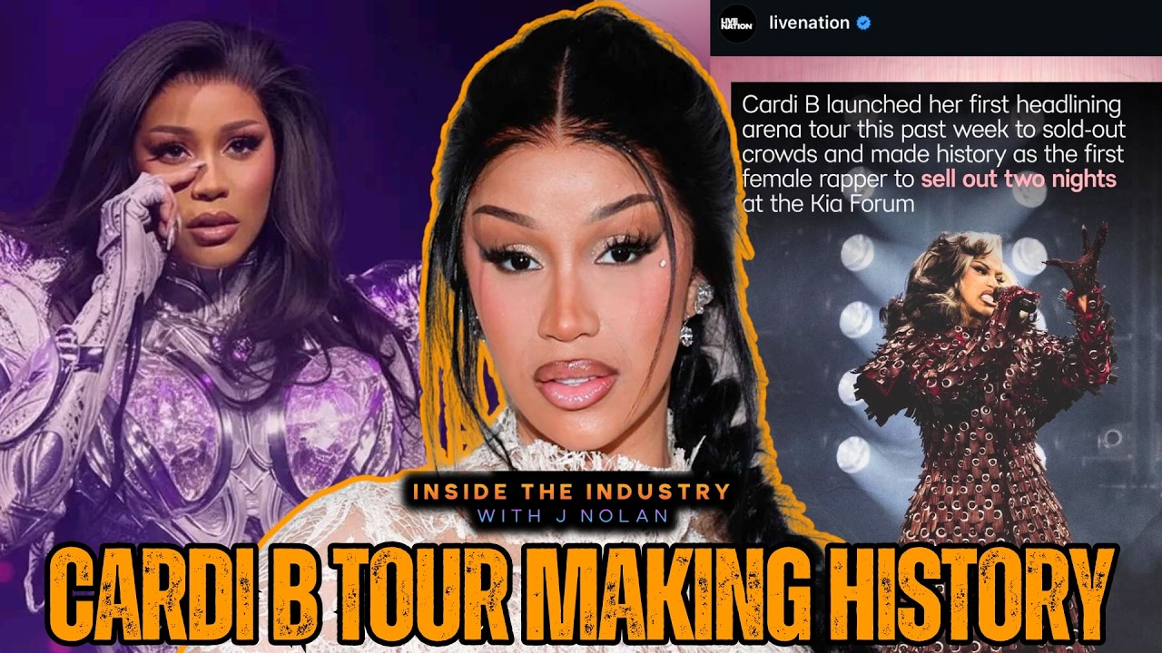 Cardi B Becomes 1st Female Rapper to Sell Out 2 Nights at Kia Forum Arena