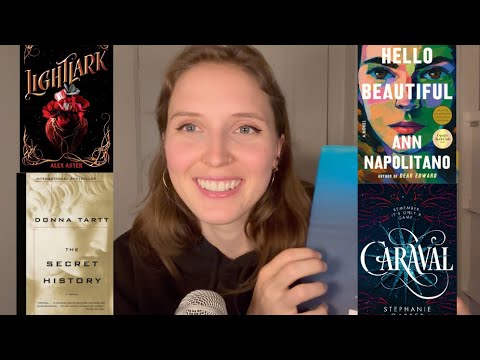 ASMR March Reading Recap  📖 (book tapping & whispers)