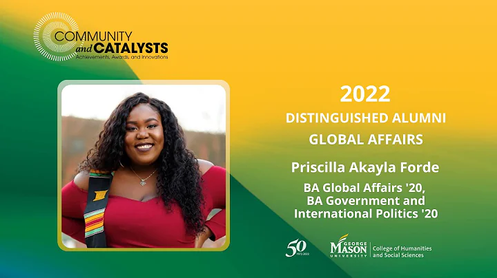 CHSS Distinguished Alumni - GLOA | Priscilla Akayla Forde