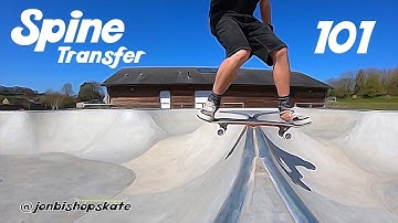 Learn To Spine Transfer On A Skateboard (Double Coping Concrete Spine Edition)