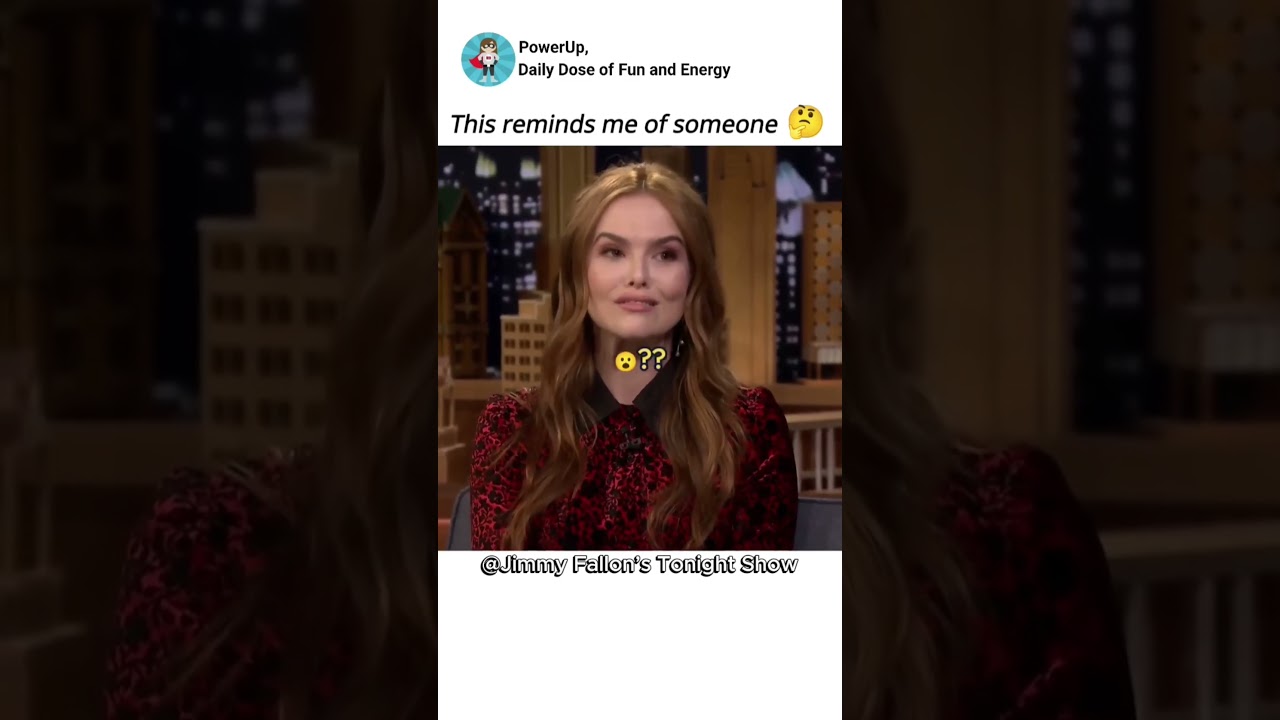 Zoey Deutch crazy party trick #funny #humor #viral #shorts