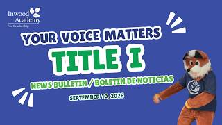 Your Voice Matters: Join the Title I Parent Advisory Council
