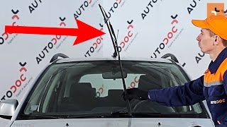 Donde esta el Escobillas de Limpiaparabrisas del SUZUKI SX4 - tutorial