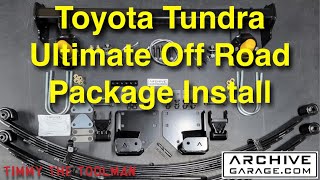 Archive Garage Ultimate Off Road Package Install - (1st Gen Toyota Tundra)