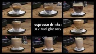 Espresso Drinks:  A Visual Glossary