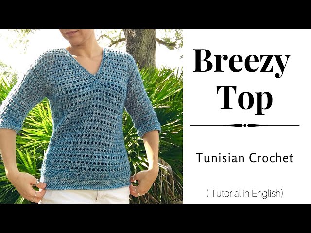 Breezy Top, Tunisian Crochet - Mode Bespoke