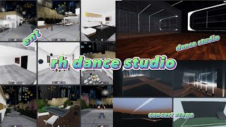 STAGE CODES RH DANCE STUDIO INCLUDE ENT , PRACTICE ROOM AND CONCERT STAGE