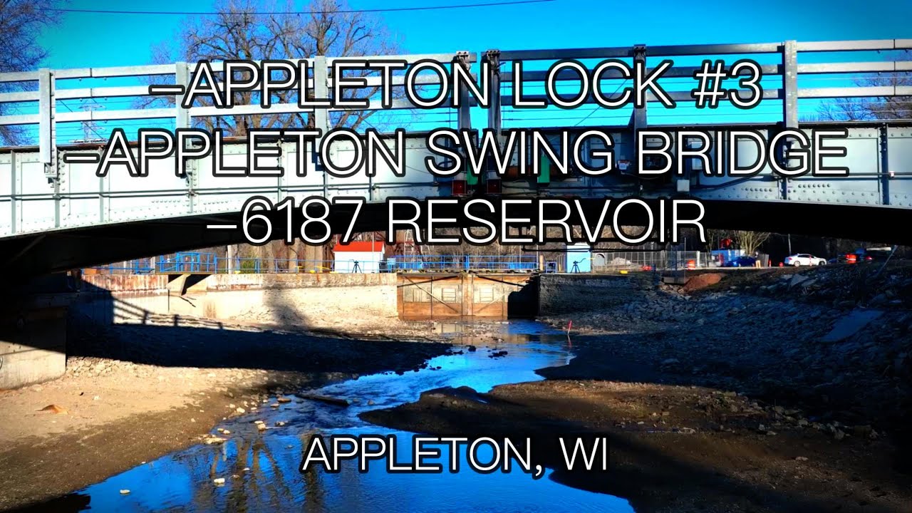 Appleton Lock 3 Tranquil Waters: Appleton Lock 3 Swing Train Bridge | Drone Footage ...