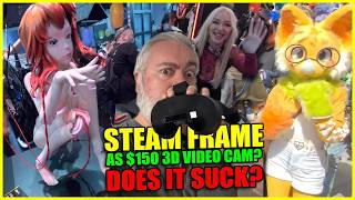 Steam Frame Camera For 3D Video I Tested it in the WORST Lighting at PAX Aus 2026 - 3D VIDEO