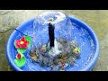 How to make mushroom fountain at home waterfall gk craft