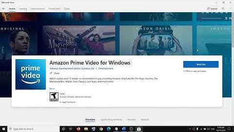 How to Install Amazon Prime Video App on Windows 10