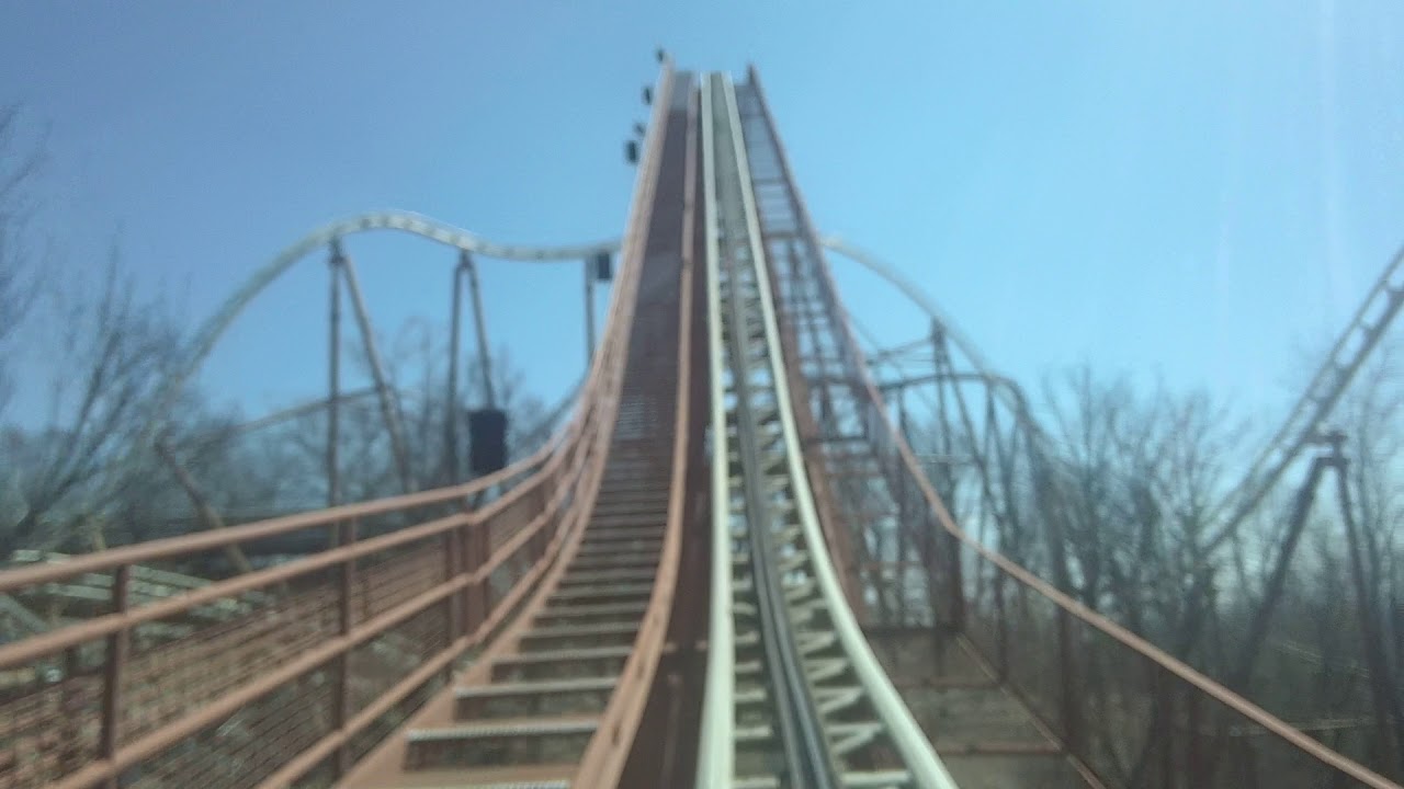 Powder Keg Front Seat POV 2018 FULL HD Silver Dollar City YouTube