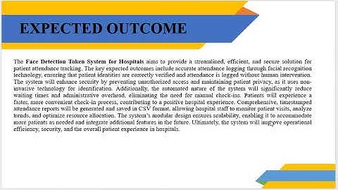 Face Detection Token System for Hospital using Facial Recognition