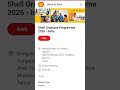 Shell urgent recruitment... cmnt for link #shell #offcampus