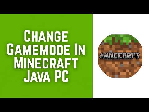 How To Change Gamemode In Minecraft Java PC 2026 - Step By Step