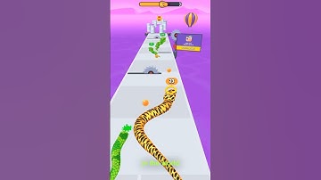 Snake Run Race 3d 🐍 |  Speed Strategy survival| #shorts