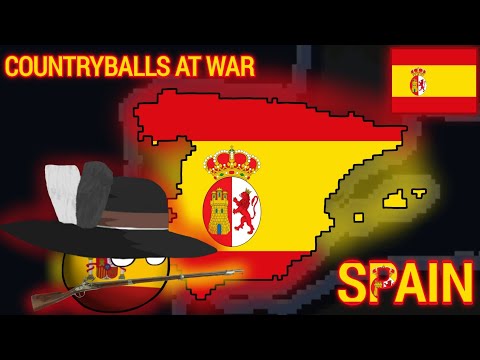 Spain the France conqueror [Countryballs at War]