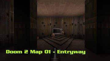 [Quake] Doom 2 Map 01 - Entryway (Peter "Hawkmoon" Lomax version, 1997)
