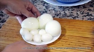 How to peel boiled quail eggs quickly and easily