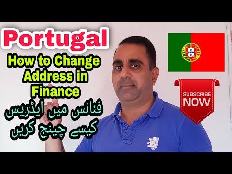 How to change your address in Finance Portugal | Finanças | Traveler777