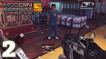[Part 2] Modern Combat 5 : Blackout ll Android/IOS ll Walkthrough - Complete Game - Skip Demo