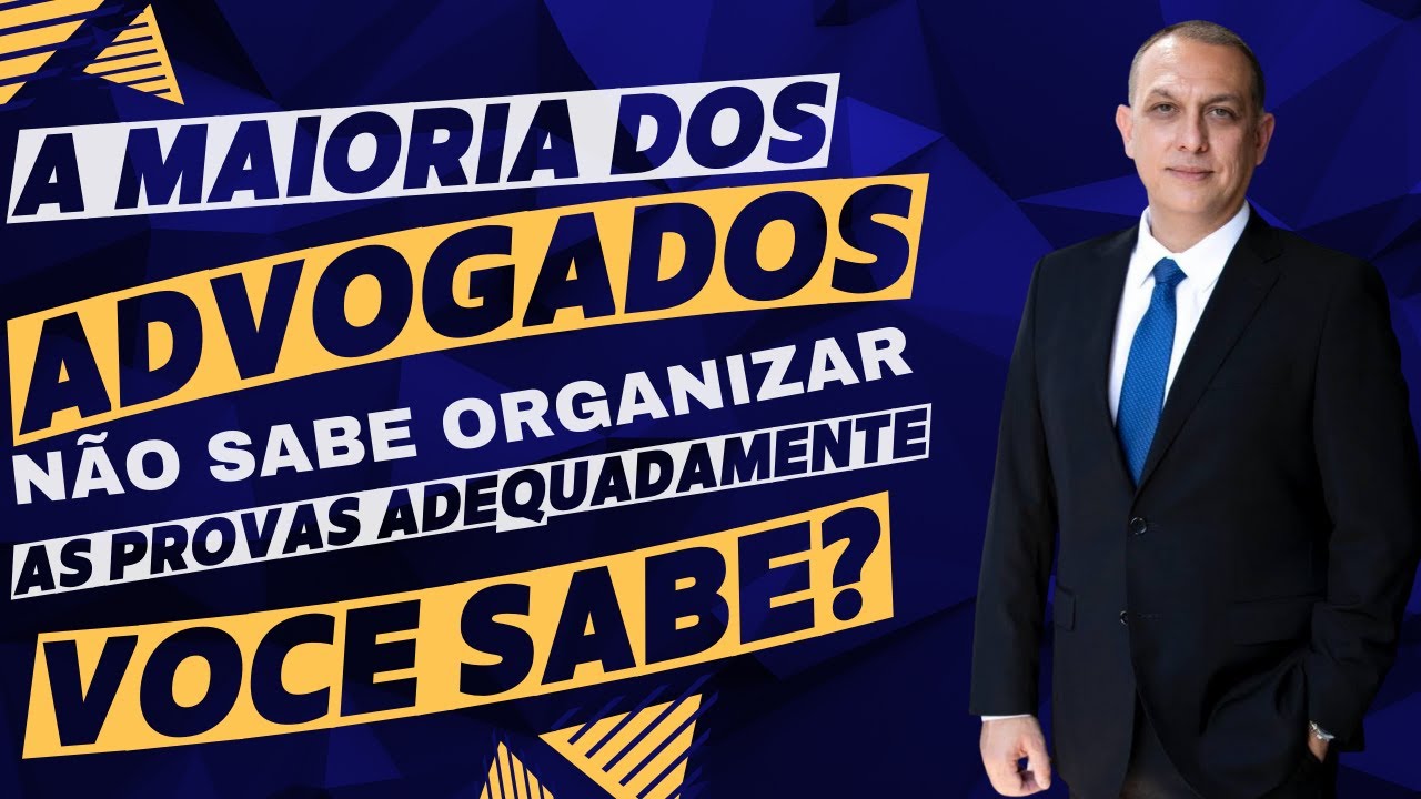 Como organizar as provas adequadamente?