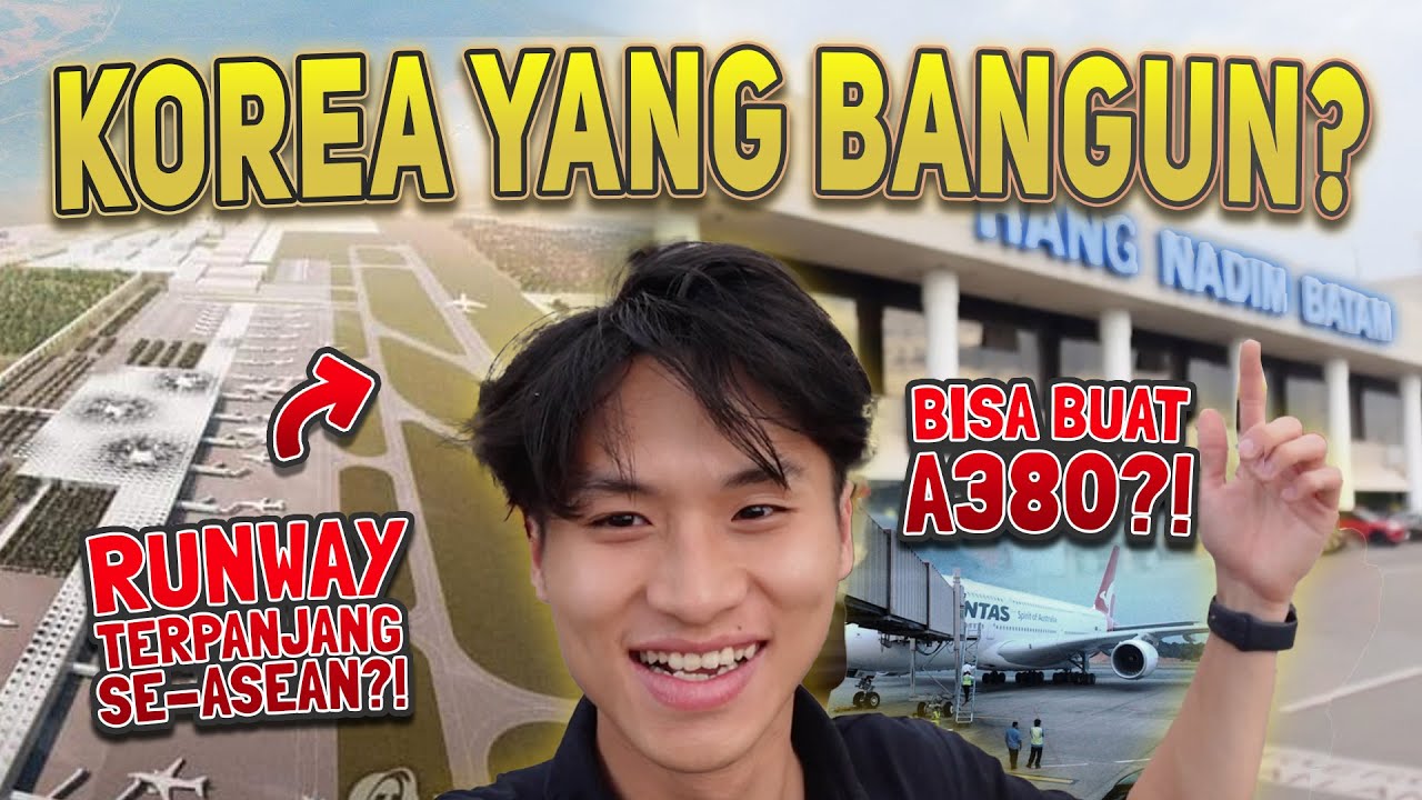 Bandara dengan Landasan Pacu TERPANJANG di INDONESIA ada di Pulau Kecil ini😱⁉️ Dibangun KOREA🇰🇷⁉️